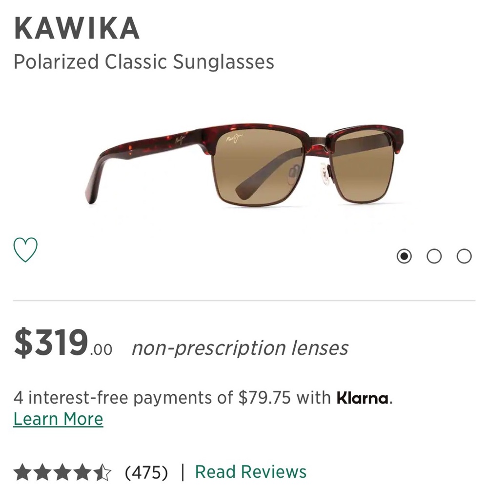 Maui Jim Kawika Sunglasses